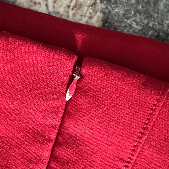 Cinq à Sept Bold Red Dakota Midi Dress - Picture 9 of 10